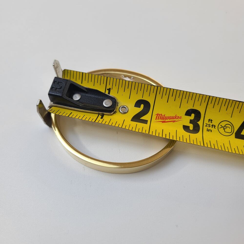 Michael Kors Gold Tone Baguetta Crystal Bangel Bracelet - Picture 7 of 9